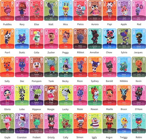 blank nfc cards animal crossing|acnh amiibo cards full set.